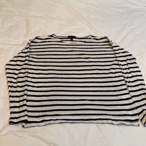 JCrew striped long sleeve shirt